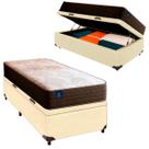 Cama Box Bau e Colchão Solteiro Molas Ensacadas Celebration Euro Flex Colchões Begetiza Cama Box Bau e Colchão Solteiro Molas Ensacadas Celebration Euro Flex Colchões Begetiza
