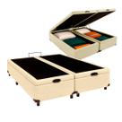 Cama Box Bau King Blindado Nature Begetiza 193x203 Cama Box Bau King Blindado Nature Begetiza 193x203