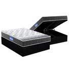 Cama Box Baú King: Colchão Espuma Probel D23 Guarda Costas Super Resistente + Base CRC Suede Black(193x203) Cama Box Baú King: Colchão Espuma Probel D23 Guarda Costas Super Resistente + Base CRC Suede Black(193x203)