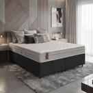 Cama Box Baú King + Colchão Molas Ensacadas D26 - Nero Master (193x203x60) - Hellen