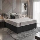 Cama Box Baú King + Colchão Molas Ensacadas D26 - Nero Master (193x203x60) - Hellen Cama Box Baú King + Colchão Molas Ensacadas D26 - Nero Master (193x203x60) - Hellen