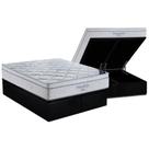 Cama Box Baú King: Colchão Molas Ortobom SuperPocket Freedom Visco + Base CRC Suede Black(193x203) Cama Box Baú King: Colchão Molas Ortobom SuperPocket Freedom Visco + Base CRC Suede Black(193x203)