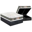 Cama Box Baú King Colchão Molas Tecnopedic Castor Silver Star Air One Face Base CRC Suede Gray193x203