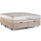 Cama Box Baú King Herval Haarlem, Molas Ensacadas, 76x193x203 cm