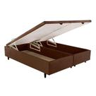 Cama Box Baú King MH1439 Bordado Brown (193x203x35) - Herval Cama Box Baú King MH1439 Bordado Brown (193x203x35) - Herval