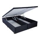 Cama Box Baú King Size Br Mega Tecido Black - 178x198 Cama Box Baú King Size Br Mega Tecido Black - 178x198