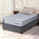 Cama Box Baú Luanda Espuma D28 Solteirão 96x203 King House Cama Box Baú Luanda Espuma D28 Solteirão 96x203 King House
