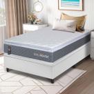 Cama Box Baú Luanda Espuma D28 Solteirão 96x203 King House Cama Box Baú Luanda Espuma D28 Solteirão 96x203 King House