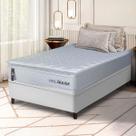 Cama Box Baú Luanda Espuma D28 Solteiro 88x188 King House Cama Box Baú Luanda Espuma D28 Solteiro 88x188 King House