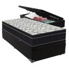Cama Box Baú Preto E Colchão Airtech 150 Espuma D45 Solteiro Ortobom Cama Box Baú Preto E Colchão Airtech 150 Espuma D45 Solteiro Ortobom