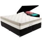 Cama Box Baú Preto E Colchão King Best Molas Ensacadas King 193x203x33 Anjos Cama Box Baú Preto E Colchão King Best Molas Ensacadas King 193x203x33 Anjos