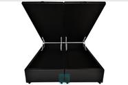 Cama box bau queen 158x198 preto