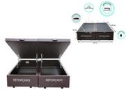 Cama Box Baú Queen Bipartido 158x198 - Reforçada