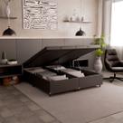 Cama Box Baú Queen Bipartido - 44x158x198cm - Várias Cores