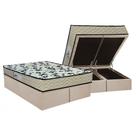 Cama Box Baú Queen: Colchão Anatômico Paropas D33 Pasquale Wave Clean + Base CRC Suede Clean (158x198) Cama Box Baú Queen: Colchão Anatômico Paropas D33 Pasquale Wave Clean + Base CRC Suede Clean (158x198)