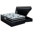 Cama Box Baú Queen: Colchão Anatômico Probel D28 / EP ProDormir Advanced Tech1000 Plus + Base CRC Suede Gray(158x198)