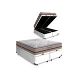 Cama Box Baú Queen Colchão De Molas Ensacadas DAngelis Classic 158x198x64cm