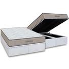 Cama Box Baú Queen: Colchão Espuma D45 Orthoflex Genova + Base CRC Courano White (158x198) Cama Box Baú Queen: Colchão Espuma D45 Orthoflex Genova + Base CRC Courano White (158x198)