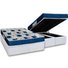 Cama Box Baú Queen: Colchão Espuma Ortobom D28 / EP ISO 60 Super Firme + Base CRC Courano White(158x198) Cama Box Baú Queen: Colchão Espuma Ortobom D28 / EP ISO 60 Super Firme + Base CRC Courano White(158x198)