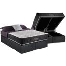 Cama Box Baú Queen: Colchão Molas Anjos MasterPocket Ensacadas Fort Flex + Base CRC Suede Cinza(158x198) Cama Box Baú Queen: Colchão Molas Anjos MasterPocket Ensacadas Fort Flex + Base CRC Suede Cinza(158x198)
