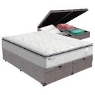 Cama Box Baú Queen E Colchão Molas Ensacadas Amsterdã Probel