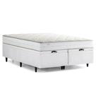 Cama Box Baú Queen Herval Joy, Espuma Alto Suporte, 74x158x198 cm