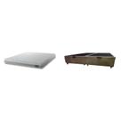 Cama Box Bau Queen Reforçado e Colchão Hellen D33 One Face Millenium 198x158 Pillow