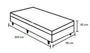 Cama Box Baú Solteirão King Veludo Rose (42x96x203)