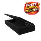 Cama Box Baú Solteiro 188x88 Reforçado Pistão a Gás