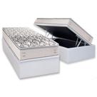 Cama Box Baú Solteiro: Colchão Anatômico Herval AG65 Santorini C1604 + Base CRC Linhão White (88x188) Cama Box Baú Solteiro: Colchão Anatômico Herval AG65 Santorini C1604 + Base CRC Linhão White (88x188)