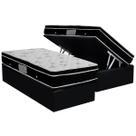 Cama Box Baú Solteiro: Colchão Molas Bonnel Ortobom Nanolastic Physical + Base CRC Courano Black(88x188) Cama Box Baú Solteiro: Colchão Molas Bonnel Ortobom Nanolastic Physical + Base CRC Courano Black(88x188)