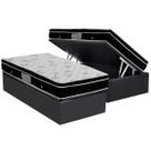 Cama Box Baú Solteiro: Colchão Molas Ortobom Nanolastic Physical + Base CRC Suede Gray(88x188) Cama Box Baú Solteiro: Colchão Molas Ortobom Nanolastic Physical + Base CRC Suede Gray(88x188)