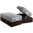 Cama Box Baú Solteiro: Colchão Molas Probel MasterPocket Ensacadas ProDormir Evolution + Base CRC Suede Brown(88x188) Cama Box Baú Solteiro: Colchão Molas Probel MasterPocket Ensacadas ProDormir Evolution + Base CRC Suede Brown(88x188)