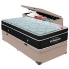 Cama Box Baú Solteiro Colchão Ortobom Elegant Mola Ensacada