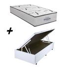 Cama Box Baú Solteiro + Colchão Ortobom Highfoam Espuma HR 45 High Resilience 68x88x188