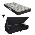 Cama Box Baú Solteiro + Colchão Portobel Veneza D33 57x88x188