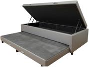 Cama Box Baú Solteiro com Auxiliar Conjugada Cama Box Baú Solteiro com Auxiliar Conjugada