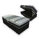 Cama Box Baú Solteiro Com COlchão Castor Class On Solteiro