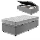 Cama Box Baú Solteiro D33 Inducol Soft 88x188x58cm CBP