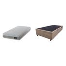 Cama Box Bau Solteiro Reforçado e Colchão Hellen D33 One Face Millenium 88x188 Pillow