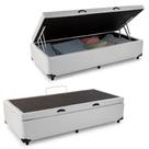 Cama Box Baú Solteiro Sintético SerenePrime Branco 88x188x44 Cama Box Baú Solteiro Sintético SerenePrime Branco 88x188x44