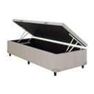 Cama Box Baú Solteiro Universal Courano Clean (88x188x35) - Costa Rica