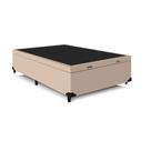 Cama Box Baú Sommier Casal 138x188x42 Premium Cor:Bege
