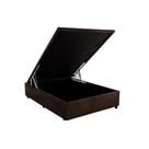 Cama Box Baú Universal CRC Camurça Brown Casal 138x188 Cama Box Baú Universal CRC Camurça Brown Casal 138x188