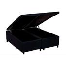 Cama Box Baú Universal CRC Linhão Black Queen 158x198