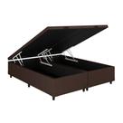 Cama Box Baú Universal CRC Linhão Brown Queen 158x198