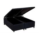 Cama Box Baú Universal CRC material sintético Black Queen 158x198