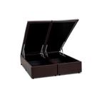 Cama Box Baú Universal CRC material sintético Brown Queen 158x198 Cama Box Baú Universal CRC material sintético Brown Queen 158x198