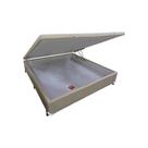 Cama Box Baú Universal Viúva Linho Clean (128x188x35) - Castor Cama Box Baú Universal Viúva Linho Clean (128x188x35) - Castor