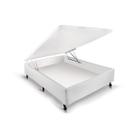 Cama Box Baú Viúva Courano White New (128x188x30) - Castor Cama Box Baú Viúva Courano White New (128x188x30) - Castor